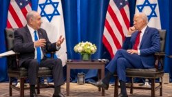 PM Israel Benjamin Netanyahu dan Presiden AS Joe Biden dalam pertemuan di sela Sidang Umum PBB di New, 20 September 2023 (foto: dok). 
