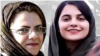 فروغ تقی‌پور (سمت راست) و مرضیه فارسی، زندانیان سیاسی