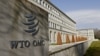 Kantor pusat Organisasi Perdagangan Dunia (WTO) di Genewa, Swiss, 4 Maret 2021.(REUTERS/Denis Balibouse)