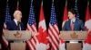 U.S. President Joe Biden speaks during a news conference with Canadian Prime Minister Justin Trudeau, March 24, 2023, in Ottawa, Ontario. 