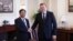 Sergei Aleinik, Belarus FM(Right) held negotiations with Than Swe (Left), Deputy PM of Myanmar Military Govt. (Photo Belarus MOFA)
