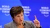 FILE - Umqondisi weInternational Monetary Fund (IMF) uKristalina Georgieva.