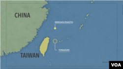 资料照片：日本与那国岛的地理位置。