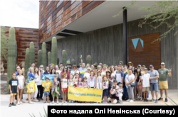 Акція на підтримку України, організована представниками української діаспори у штаті Арізона