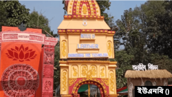 বাংলাদেশে সরস্বতী পূজা। ১৪ ফেব্রুয়ারি, ২০২৪।