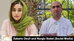 Nargis Sadat and Zakaria Osuli (Social media)