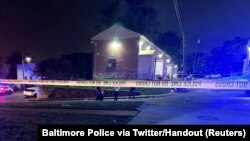 Hiện trường nơi xảy ra vụ xả súng ở Baltimore, Maryland, hôm 2/7.