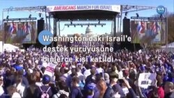 Washington’daki İsrail’e destek yürüyüşüne binlerce kişi katıldı 