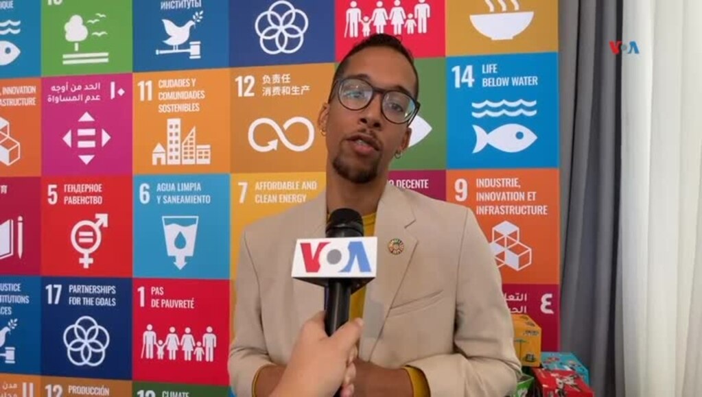 Eddy Vázquez, activista climático y fundador de Juventud Sostenible de República Dominicana