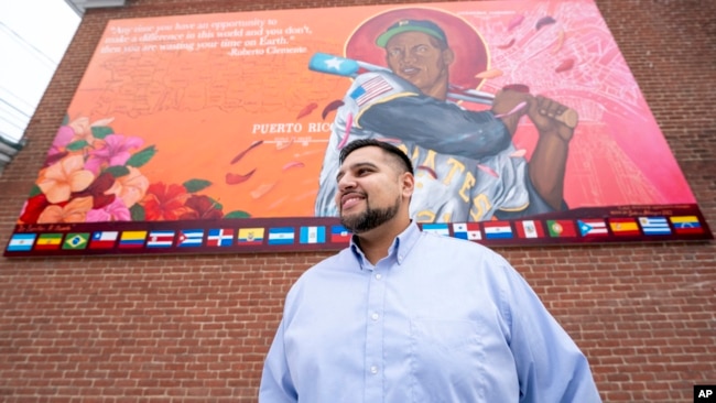 FILE - Raymond Santiago, executive director of the Hispanic Center Lehigh Valley, poses for a photo during an interview, Jan. 18, 2024, in Bethlehem, Pa.