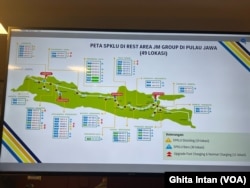 Guna memfasilitasi masyarakat yang menggunakan mobil listrik untuk mudik di lebaran 2024, PLN menyediakan 239 SPKLU di Tol Trans Jawa dan Trans Sumatera. (Ghita Intan)