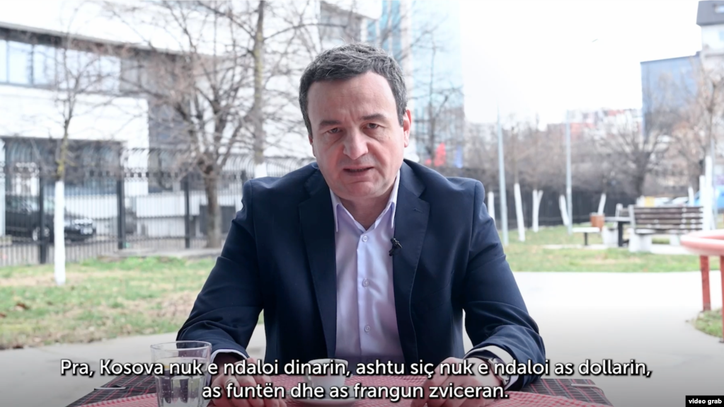 Kurti: Kosova nuk e ka ndaluar dinarin serb por futjen e tij me thasë përmes kufirit