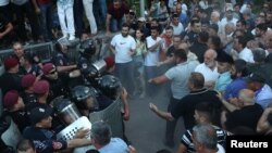 Բախում Երևանում ցուցարարների ու ոստիկանության միջև, 12 հունիսի, 2024թ.