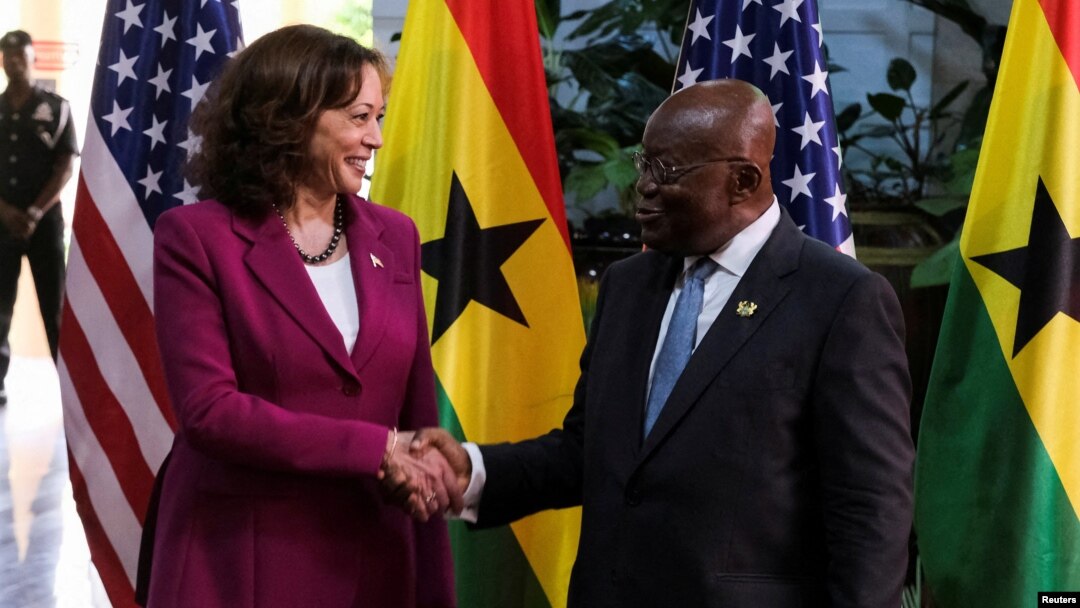 Visi Perezida w' Amerika Kamala Harris na Perezida Nana Akuffo-Ado wa Ghana