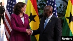 Visi Perezida w' Amerika Kamala Harris na Perezida Nana Akuffo-Ado wa Ghana