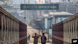 အိန္ဒိယ-မြန်မာနယ်စပ်က တံတားတစင်း