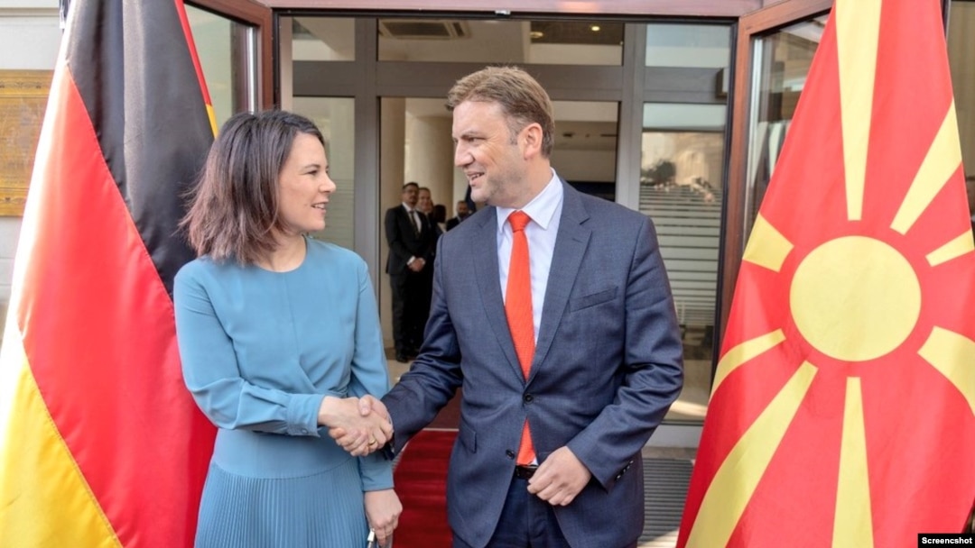 German FM in Skopje
