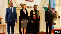 Mumiriri weAmerica Amai Pamela Marie Tremont nemutungamiri wenyika VaEmmerson Mnangagwa