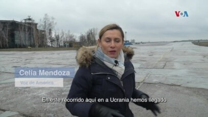 Aeropuerto de Hostomol, en Ucrania