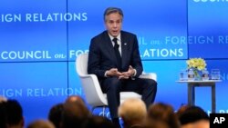 U.S. Secretary of State Antony Blinken speaks at the Council on Foreign Relations in New York, June 28, 2023.