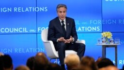 U.S. Secretary of State Antony Blinken speaks at the Council on Foreign Relations in New York, June 28, 2023.
