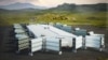 FILE-- A computer-rendered image of Climeworks' Mammoth direct air capture plant. Climeworks/Handout via REUTERS 