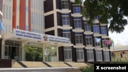 The headquarters of Somalia's National Intelligence and Security Agency in Mogadishu. Government officials have confirmed there are dedicated teams at the agency that alert tech companies for removal of extremist content being posted by al-Shabab. 