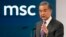 Chinese Foreign Minister Wang Yi delivers a speech at the Munich Security Conference at the Bayerischer Hof Hotel in Munich, Germany, Feb. 17, 2024. 