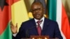Le président bissau-guinéen Umaro Sissoco Embalo en Afrique du Sud.