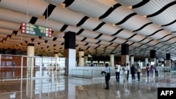 L'aéroport international de Dakar.