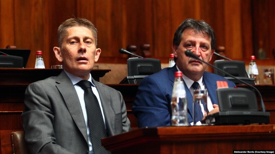 Ministri u Vladi Srbije Aleksandar Martinović i Bratislav Gašić (Foto: FoNet)
