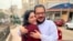 FILE - In this photo provided by Egyptian Initiative for Personal Rights, human rights researcher Patrick Zaki hugs his sister after his release from pretrial detention in Mansoura, Egypt, on Dec. 8, 2021. Egyptian President Abdel Fattah al-Sisi pardoned Zaki on July 19, 2023. 