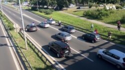 Blokada autoputa u okviru protesta "Srbija protiv nasilja"