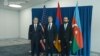 Menteri Luar Negeri Azerbaijan Jehyun Bayramov, Menteri Luar Negeri AS Antony Blinken dan Menteri Luar Negeri Armenia Ararat Mirzoyan, usai pertemuan di Washington, Kamis, 29 Juni 2023. (Foto: Kementerian Luar Negeri Azerbaijan)