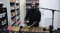 Zimbabwean percussionist visits VOA 