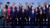 Lithuania's President Gitanas Nauseda, NATO Secretary-General Stoltenberg, U.S. President Joe Biden, Britain's PM Rishi Sunak and Turkey's President Recep Tayyip Erdogan pose with other participants for a group photo at the NATO Summit in Vilnius, Lithuania, July 11, 2023.