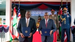 美國和肯尼 亞簽署反恐國防協議