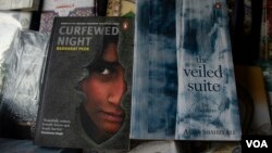 The works of Agha Shahid Ali and Basharat Peer are widely read on the Indian side of Kashmir. The University of Kashmir and Cluster University Srinagar have removed poems and a memoir by the writers from their master's programs. (Photo by Wasim Nabi for VOA)
