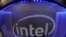 FILE PHOTO: Computer chip maker Intel's logo is shown on a display during the opening day of E3, the annual video games expo in Los Angeles, June 11, 2019. 