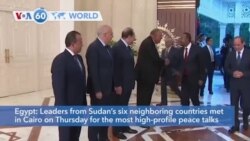 VOA60 World- Leaders from Sudan’s six neighboring countries met in Cairo on Thursday for peace talks