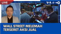 Laporan VOA untuk TVRI: Wall Street Melemah Terseret Aksi Jual