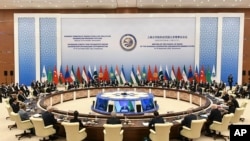 Gjatë një takimi në Uzbekistan në vitin 2022 të Organizatës së Bashkëpunimit të Shanghait