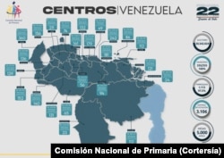 La Comisión Nacional de Primaria estima que contará con unas cinco mil mesas distribuidas en unos tres mil ciento seis centros de votación.