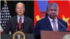 Joe Biden, Presidente dos Estados Unidos, (esquerda) e João Lourenço, Presidente de Angola (direita). Reuters/AFP