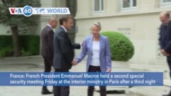 VOA60 World - French President Macron urges parents to keep teenagers at home 