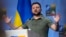 Ukraine's President Volodymyr Zelenskyy addresses a media conference at a NATO summit in Vilnius, July 12, 2023. The US and other major industrialized nations are pledging long-term security assistance for Ukraine. 
