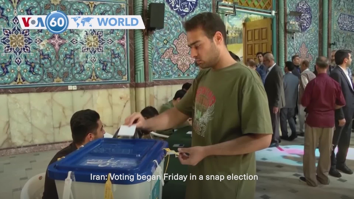 Voa60 World Iran Begins Voting In Presidential Election 3728