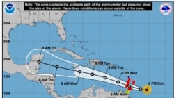 El peligroso huracán Beryl de categoría 3 se acerca las Islas de Barlovento
