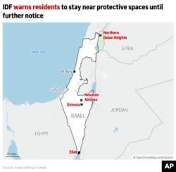 Mideast Tensions-IDF Warnings