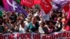 Thousands of women march in France against far right